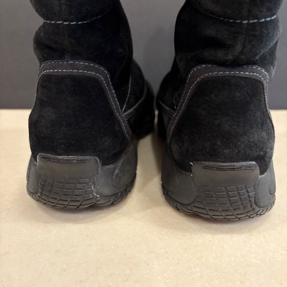 Merrell Encore Divine Midnight Black Suede Boots Women 7.5 Primaloft Polartec - Picture 6 of 16